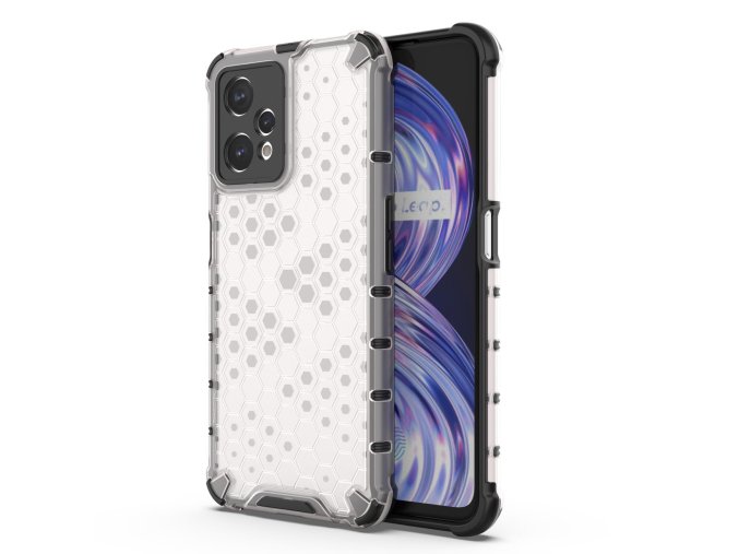 Honeycomb armor kryt na Realme 9 Pro - transparentní