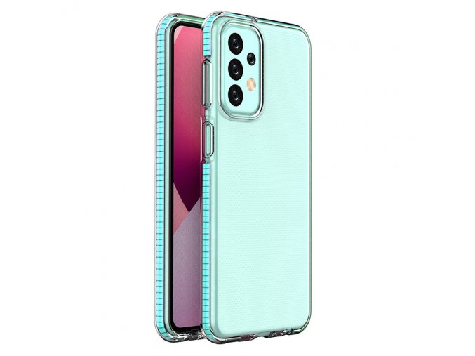 TPU Spring ultratenký kryt na Samsung Galaxy A23 - světle modrý