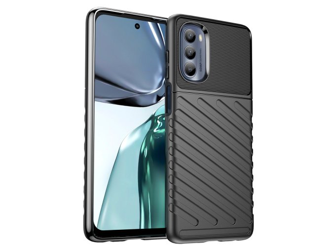 Thunder carbon kryt na Motorola Moto G62 5G - černý