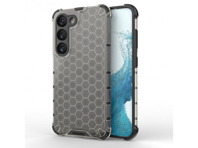 Honeycomb armor kryt na Samsung Galaxy S23 - černý