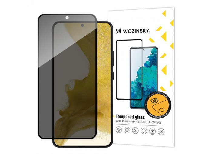 Wozinsky 3D Full Glue zatmavovací Privacy sklo na Samsung Galaxy S23