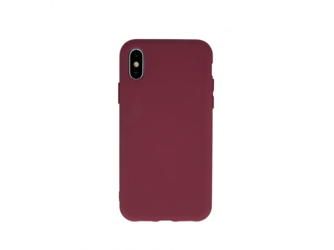 Silikonový kryt na iPhone 11 - burgundy