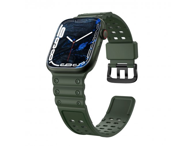 eng pl Strap Triple Protection strap for Apple Watch SE 8 7 6 5 4 3 2 1 41 40 38 mm band bracelet green 135931 2