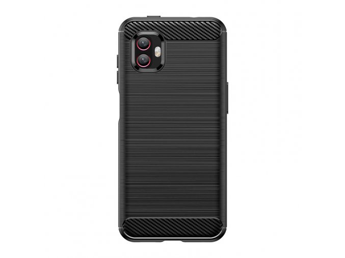 Ohebný carbon kryt na Samsung Galaxy Xcover 6 Pro - černý