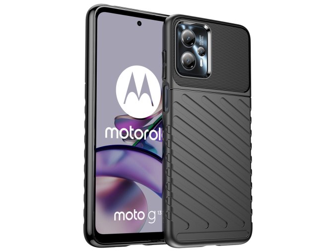 Thunder carbon kryt na Motorola Moto G13 / G23 - černý