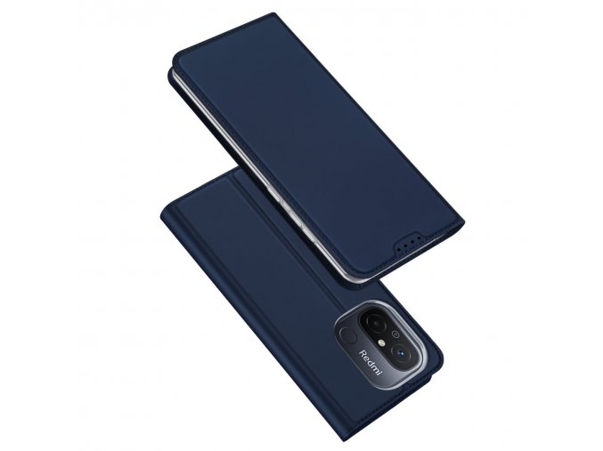 Dux Ducis Skin Pro luxusní flipové pouzdro na Xiaomi Redmi 12C - modré