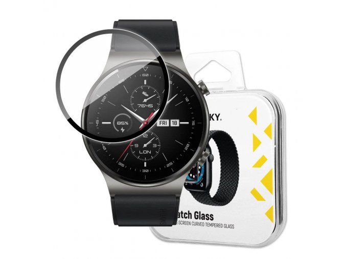 Wozinsky hybridní 3D sklo na displej hodinek Huawei Watch GT 2 46 mm - černé