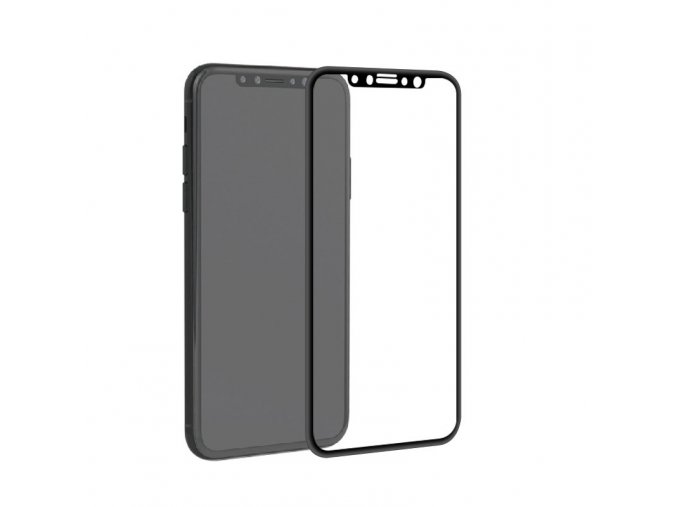 3D Full Glue tvrzené sklo na iPhone XS / iPhone X / iPhone 11 Pro - černé