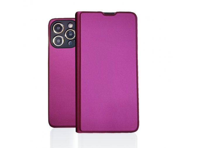 Flipové Soft pouzdro na Samsung Galaxy S21 FE 5G – magenta