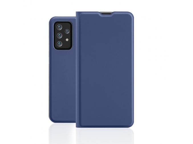 Flipové Soft pouzdro na Samsung Galaxy S23 Plus – tmavě modré
