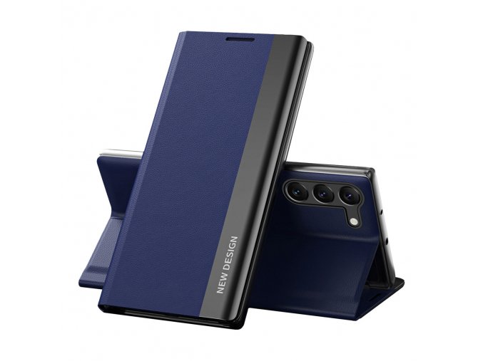 Pouzdro Sleep Flip SView Cover Pro na Samsung Galaxy S23 Plus - modré