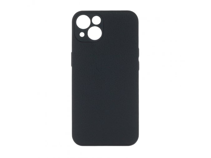 Koženkový elegantní kryt na iPhone 12 Pro - černý