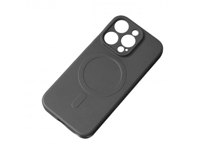MAG silikonový obal na iPhone 15 Pro - černý