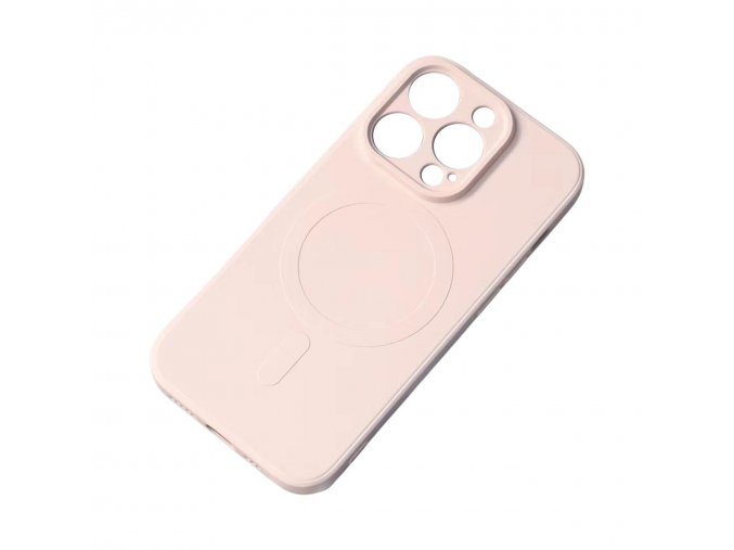 MAG silikonový obal na iPhone 15 - růžový