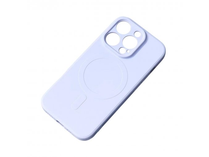 MAG silikonový obal na iPhone 15 - modrý