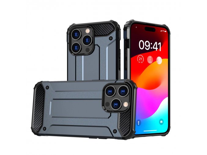 Armor kryt na iPhone 15 Pro - modrý