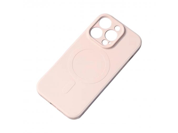 MAG silikonový obal na iPhone 15 Pro Max - růžový