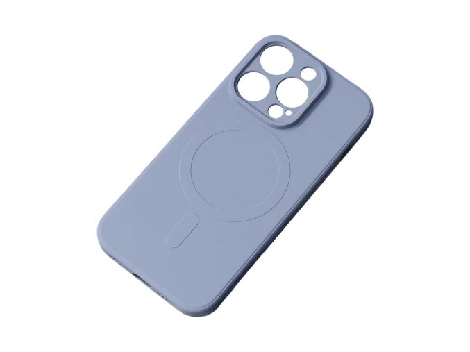 MAG silikonový obal na iPhone 15 Pro Max - šedý