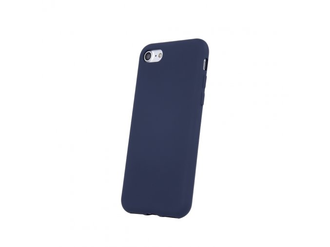 Silikonový kryt na iPhone 15 Plus - tmavě modrý