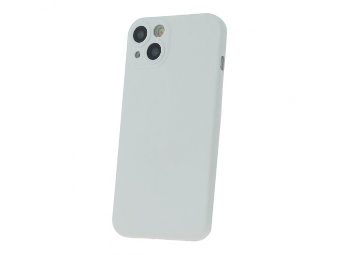 Matný TPU kryt na iPhone 15 - bílý