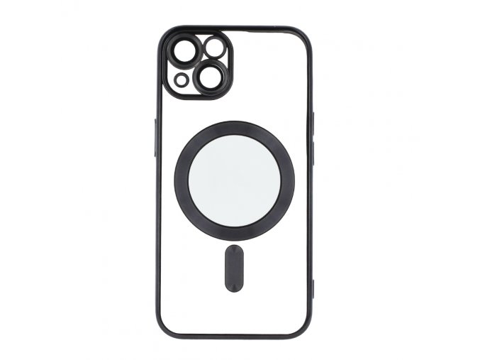 Chrome MagSafe kryt na iPhone 15 Pro - černý