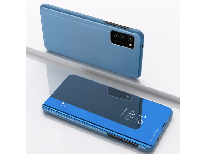 Clear View neoriginální pouzdro na Motorola Moto G8 Power Lite - modré