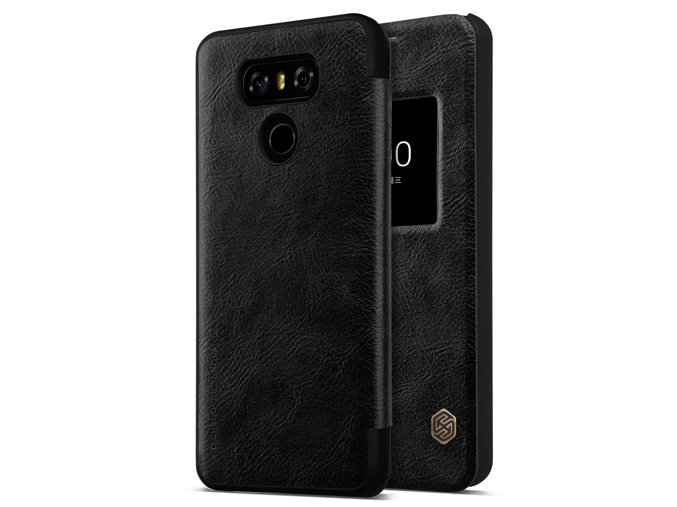Pouzdro Nillkin Qin Leather s okénkem na LG G6 černé 1