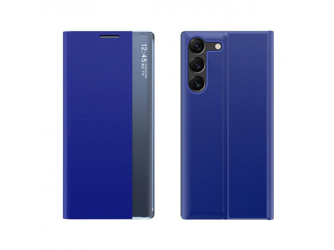 Pouzdro Sleep Flip S-View Cover na Samsung Galaxy S24 Plus - modré