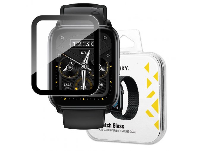Wozinsky hybridní 3D sklo na displej hodinek Realme Watch 2 Pro - černé