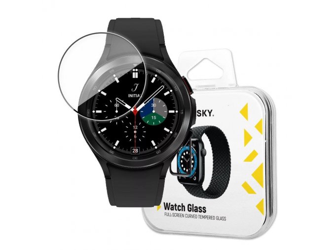 Wozinsky hybridní 3D sklo na displej hodinek Samsung Galaxy Watch 4 / 5 (44 mm) - černé