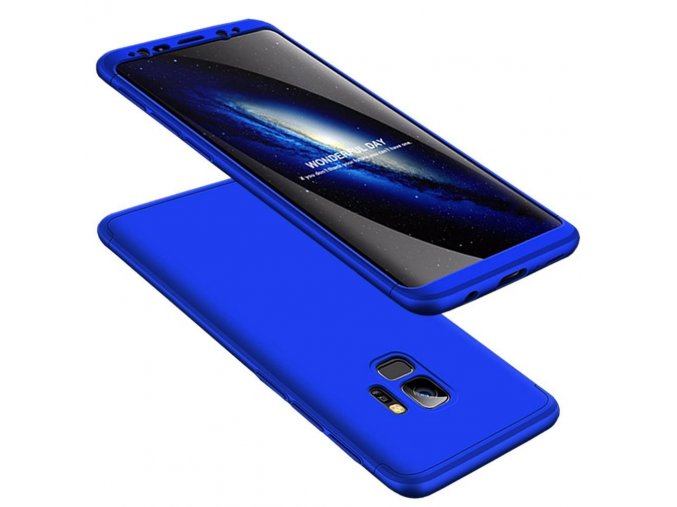 360 oboustranný kryt na Samsung Galaxy S9 světle modrý 1