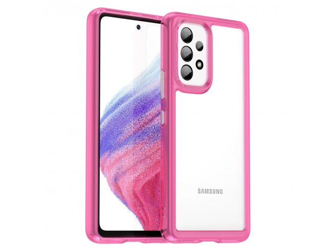 Outer Space obal na Samsung Galaxy A53 5G - růžový