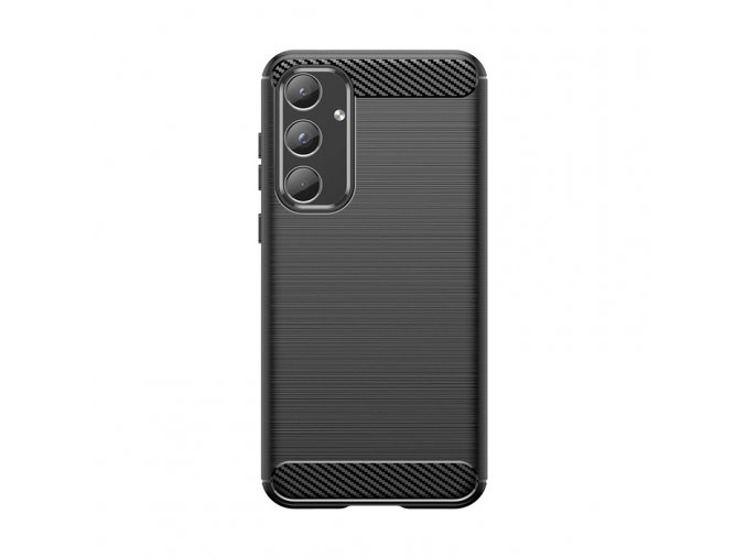 Ohebný carbon kryt na Samsung Galaxy A55 - černý