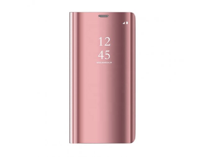Clear View neoriginální pouzdro na Samsung Galaxy A05S - růžové