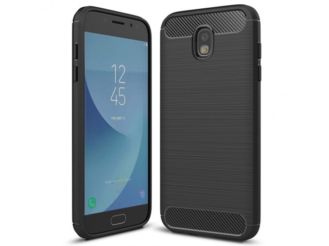 Ohebný carbon kryt na Samsung Galaxy J5 2017 černý 1