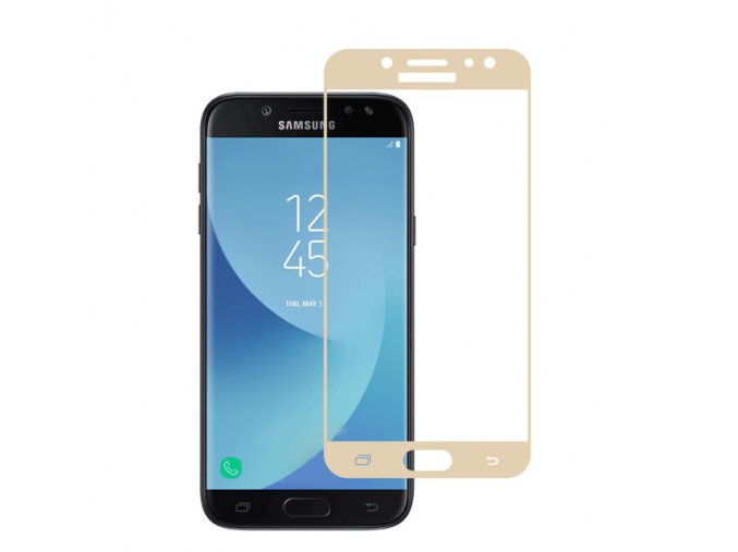 3D tvrzené sklo na Samsung J7 2017 zlaté