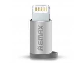 eng pl Micro USB to Lightning adapter Remax silver 15557 4