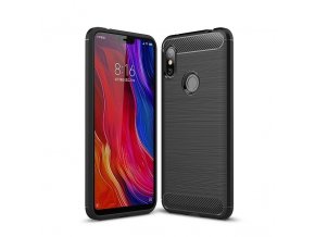 eng pl Carbon Case Flexible Cover TPU Case for Xiaomi Redmi Note 6 Pro black 45514 1
