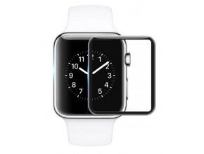3D Tvrzené sklo na Apple Watch 44x38 mm - černé