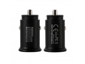 eng pl Remax Roki Series Car Charger RCC219 Mini Universal Car Charger 2x USB 2 4A black 46723 1