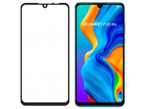 eng pl Wozinsky Tempered Glass Full Glue Super Tough Screen Protector Full Coveraged with Frame Case Friendly for Huawei P30 Lite black 47065 2