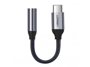 eng pl Ugreen 3 5 mm mini jack to USB Type C headphone adapter 10cm gray 30632 57318 1
