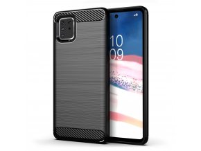 eng pl Carbon Case Flexible Cover TPU Case for Samsung Galaxy Note 10 Lite black 58673 1