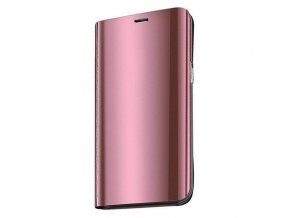 Clear View neoriginální pouzdro na Samsung Galaxy A41 - růžové