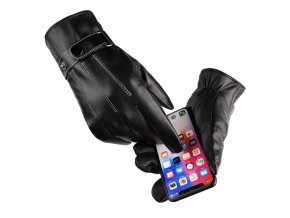 eng pl Mens winter gloves for a touchscreen smartphone black 63014 2