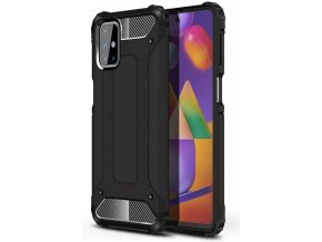 eng pl Hybrid Armor Case Tough Rugged Cover for Samsung Galaxy M31s black 63851 1