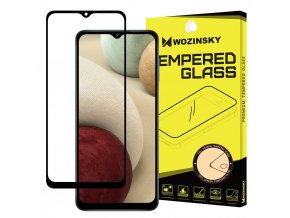 eng pl Wozinsky Tempered Glass Full Glue Super Tough Screen Protector Full Coveraged with Frame Case Friendly for Samsung Galaxy A12 black 66898 1