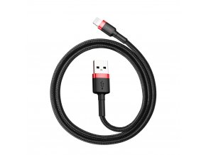 eng pl Baseus Cafule Cable Durable Nylon Braided Wire USB Lightning QC3 0 2 4A 0 5M black red CALKLF A19 46803 6
