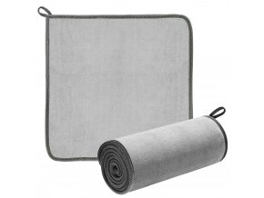 eng pl Baseus 2x microfiber towel to dry washing car 40 cm x 40 cm gray CRXCMJ 0G 59671 10