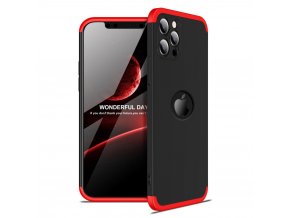 eng pl GKK 360 Protection Case Front and Back Case Full Body Cover iPhone 12 Pro black 68256 1
